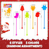 100pcs Bulk Christmas Party Favors Sticky Hands Toys Stocking Stuffers for Kids