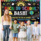 Back to School Bash Backdrop Classroom & First Day Photo Booth Decor