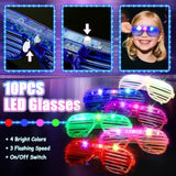 269-Piece LED Light-Up Party Favors with Glow Sticks, Glasses, and Toys
