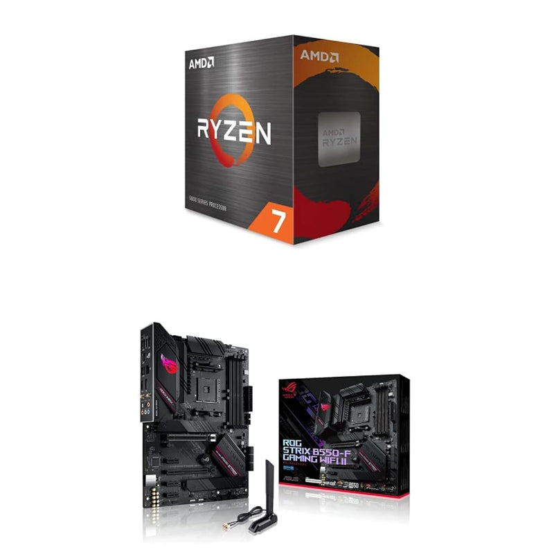 AMD Ryzen 7 5800X 8-core, 16-Thread Unlocked Desktop Processor & Asus ROG Stri