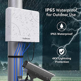 8-Port Poe Switch Gigabit- Waterproof Outdoor Ethernet Unmanaged Network Switch 1000Mbps, 120W Built-In Power, Ieee802.3Af/At Support And Plug & Play, Ideal For Outdoor Use