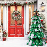 Giant 4D Inflatable Christmas Tree Balloon for Holiday and Party Decorations
