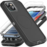 Heavy Duty 3 in 1 Case for iPhone 13/iPhone 14 with Magsafe Compatibility