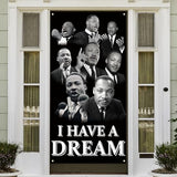 Martin Luther King Jr. Day Door Cover 71×35 Inch African American Decor