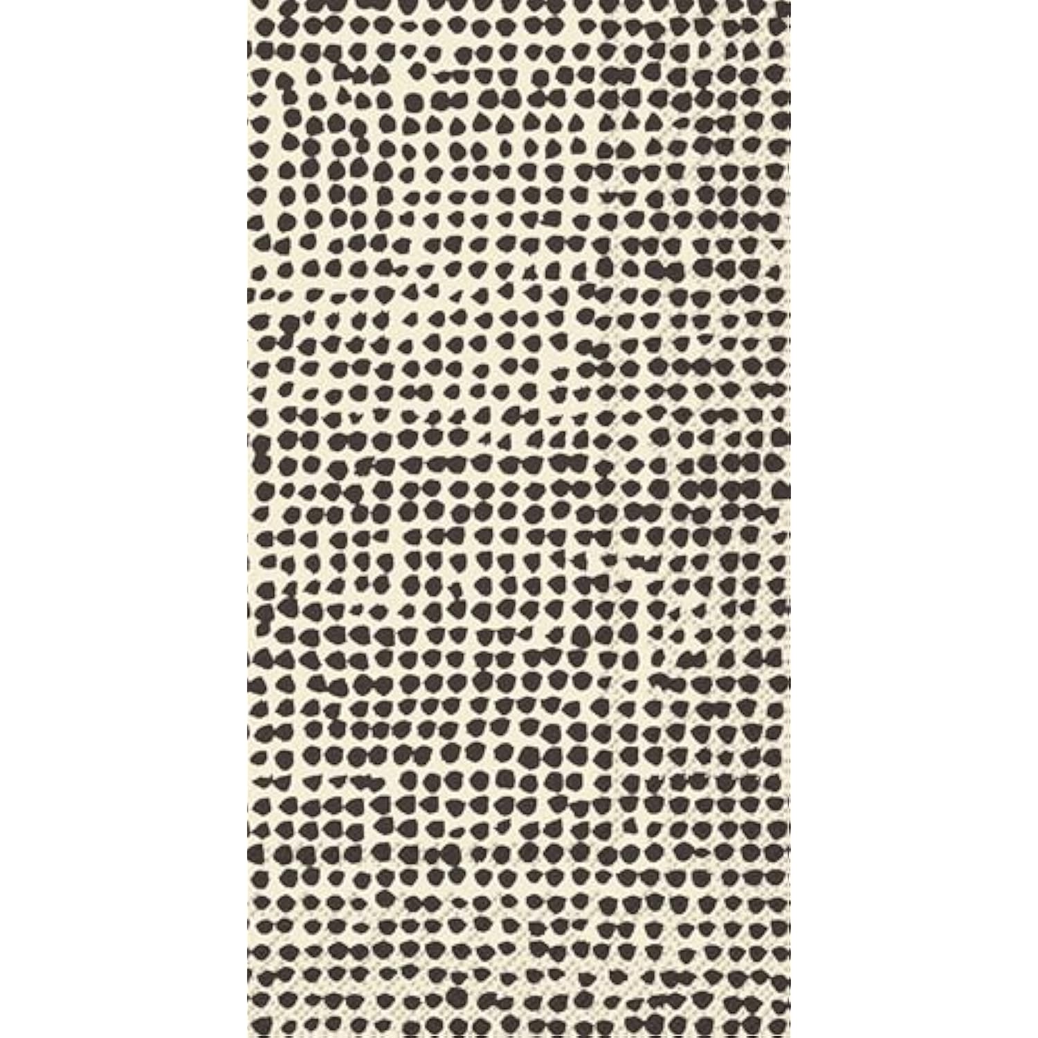 Marimekko Orkanen 3-Ply Disposable Dinner Napkins 8.5×4.5 Linen Black 16-Count