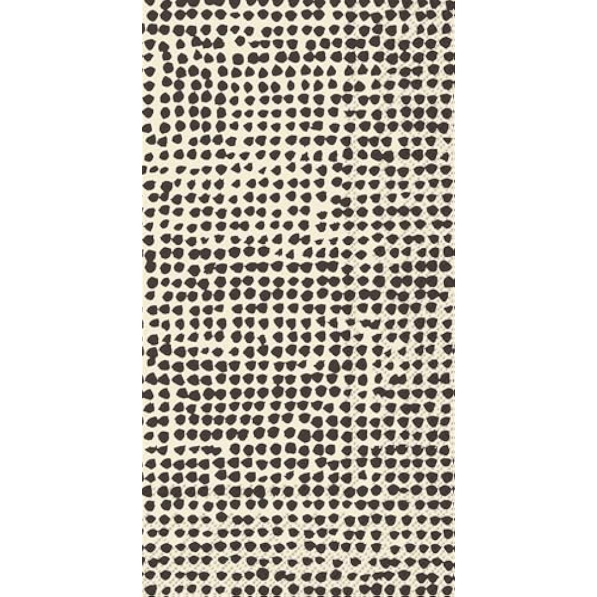 Marimekko Orkanen 3-Ply Disposable Dinner Napkins 8.5×4.5 Linen Black 16-Count