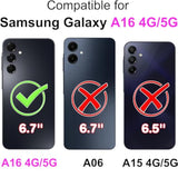 For Samsung Galaxy A16 5G Wallet Case, Flip Folio Cover With Stand Feature For Women Men, Pu Leather Phone Case Fit For Samsung Galaxy A16 5G [Rose Gold]