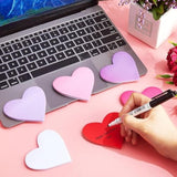 720 Sheets Heart Sticky Notes Bulk Valentine'S Day 24 Pads Adhesive Post Heart Notepads Self Stick Notepad Memo Colorful Sticky Notes For Home Business Office, 2.9 X 2.9 Inch, 6 Colors