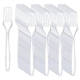360Pcs Clear Plastic Forks -Disposable Plastic Forks Bpa-Free, 6.7-Inch Heavy Duty Clear Disposable Cutlery, Suitable For Parties And Restaurants, Perfection At The Tip Of Your Fork