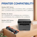 Tn760 For Brother Tn760 Toner S To Use With Mfc-L2750Dw Mfc-L2710Dw Hl-L2350Dw Hl-L2395Dw Hl-L2370Dw Dcp-L2550Dw Printer High Yeild Black — 2Pk