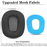 Mesh Fabric Earpads Compatible With Blueparrott B350 Xt B350Xt Noise Canceling Bluetooth Headset Cushions With Breathable Mesh Memory Foam Accessories -B350-Xt Mf Black (Refer To Figure 2)