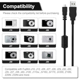 Replacement Usb Camera Data Transfer Charger Cable Cord Compatible With Fujifilm X10, X20, Xf1, Finepix S4500 S4200 Jx650 Jx660 Jx675 Jx680 Ax385 Ax500 Ax510 J10 J100 J12 & More, 4.9Ft/1.5M