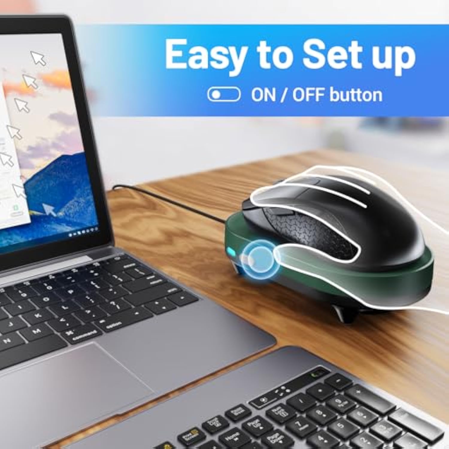 Mouse Jiggler Mover With On/Off Switch And Usb Port,Driver-Free And No Softwar