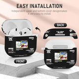 For Apple Airpods 4Th Generation Case Cover(2024), Protective Tpu Soft Cases Cover Rugged For Airpods 4Th Generation Case With Lanyard & Keychain For Women Men?Sneakers