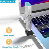 6 Pack 10Gbps Usb 3.0 Male To Female Adapter Up Down Left Right 90 Degree Righ
