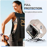 [3Pcs For Apple Watch Screen Protector Case 40Mm Se 3/Se 2Rd Generation/Se/Series 6/5/4 Accessories, Iwatch Protective Face Cover For Women Men, Bumper Tempered Glass For Iphone Watch 40 Mm