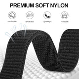 Arm/Ankle/Wrist Band Compatible with Fitbit Charge 6/5 Fitness Tracker, Adjustable Velcro Nylon Sport Workout Replacement Strap for Charge 5/6 Women