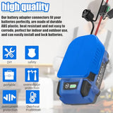 2 Pack For Kobalt 24V Max Battery Power Wheel Adapter?Power Wheels Battery Converter Kit With Fuses & Wire Terminals, 14Awg Wire, Power Connector For Diy Rc Car Toys, Robotics,Rc Truck