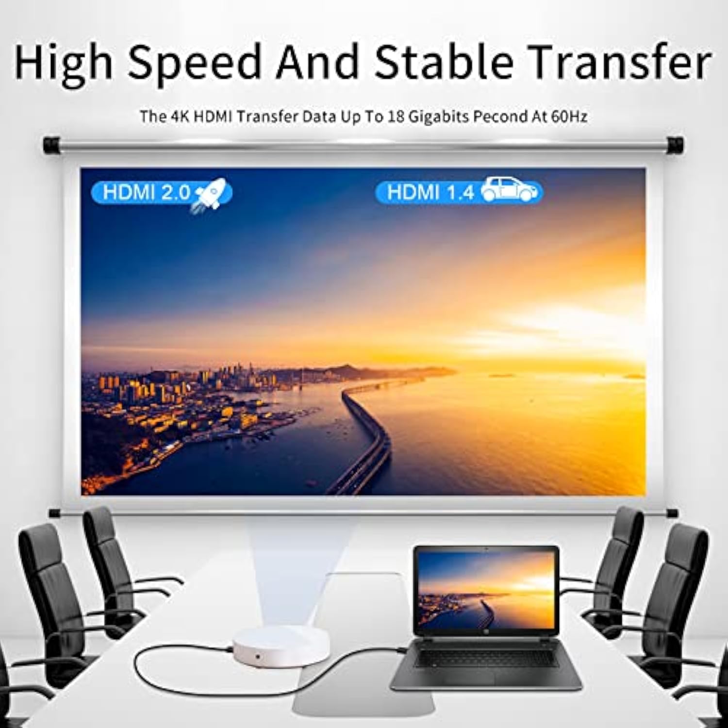 Slim Hdmi Cable 1Ft 2 Pack, Ultra Thin & Extreme Flexible Hdmi To Hdmi Cord Su