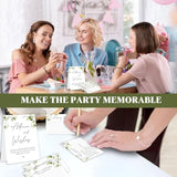 Baby Shower Advice Cards For Parents To Be - 50 Pcs Green Advice And Wishes Cards For Baby Shower Decorations Ideas, Words Of Wisdom For New Parents