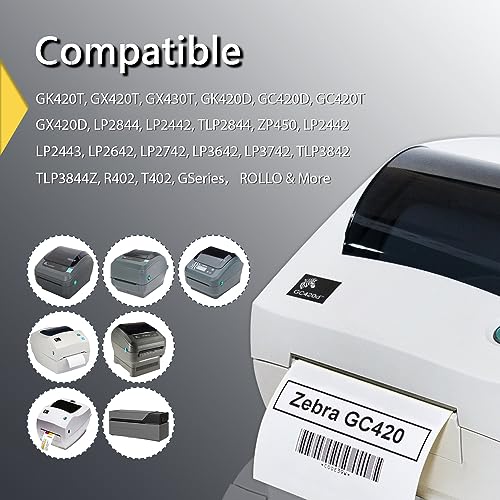 2.25" X 1" (57 Mm X 25 Mm) File Folder & Multipurpose Labels Compatible With Zebre/Rollo Label Printer,Premium Adhesive & Perforated [20 Rolls, 30000 Labels]