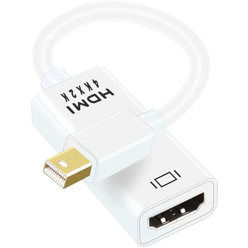 Mini Displayport To Hdmi Adapter, Mini Dp Thunderbolt To Hdmi Converter 4K Com