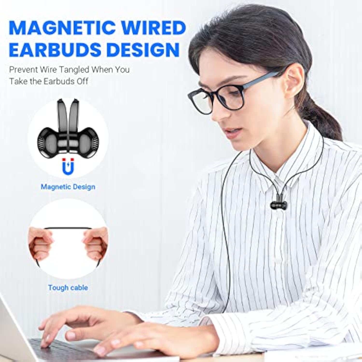 Usb C Headphones For Samsung S22+ Ultra S23, Type C Headphones With Microphone