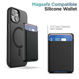 Mag Wallet Set, Designed For Iphone 15 Case With Card Holder - Removable Magnetic Design, Matte Black (Compatible With Magsafe)