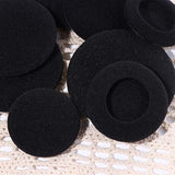 6 Pairs Foam Ear Pad Replacement Cushions, 60Mm/2.4 Inch Black Earpad Cover, Disposable Headset Sponge Covers Cap Earphone Accessories