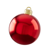 24 Inch Inflatable Christmas Balls Large Pvc Inflatable Christmas Ornaments Ball, Xmas Blow Up Ornaments For Outside Hol