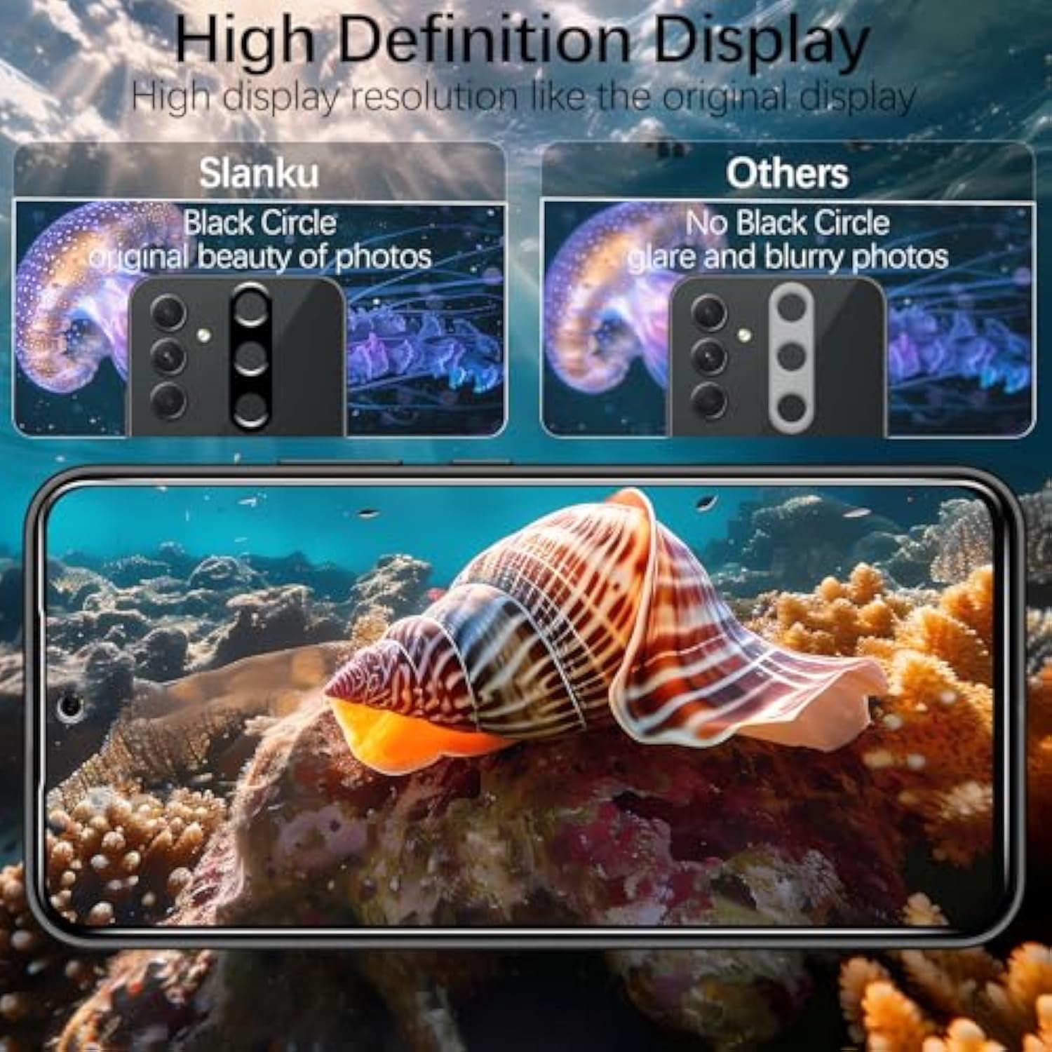 [2+2 Pack For Samsung Galaxy A54 5G Privacy Screen Protector Tempered Glass With Camera Lens Protection, Anti-Spy, Case Friendly, Black