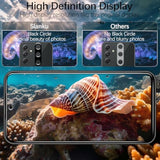 [2+2 Pack For Samsung Galaxy A54 5G Privacy Screen Protector Tempered Glass With Camera Lens Protection, Anti-Spy, Case Friendly, Black