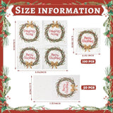 150 Pcs Christmas Disposable Cocktail Napkins With Flatware Pocket Set Merry Christmas Paper Napkins With Cutlery Holders For Xmas Party Silverware Supplies