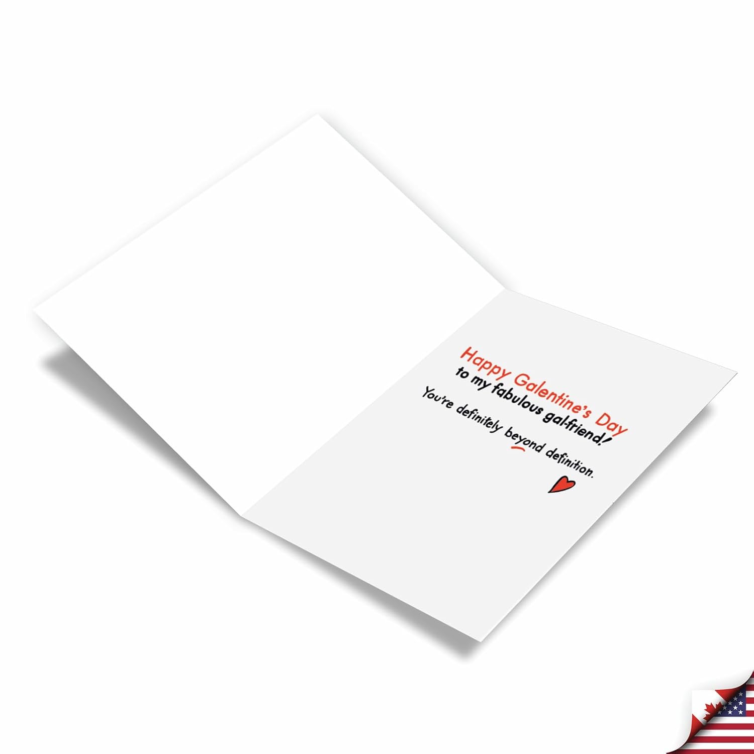Gal Definition - Galentine'S Day Greeting Card With Envelope (4.63 X 6.75 Inch) - C8976Gag