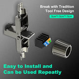 Rj45 Connectors Tool Free Cat 8, Shielded Rj45 Modular Plugs 40 Gbps 2000Mhz P