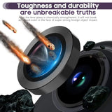 For Iphone 14 6.1 Inch/Iphone 14 Plus 6.7 Inch Camera Lens Protector, 9H Tempered Glass Film, [Does Not Affect Night Shots] Metal Lens Protective Cover - Black