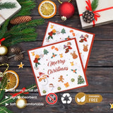 40Pcs Merry Christmas Paper Plates And Napkins - 9Inch Dessert Plate For Cake Salad Fruit Pizza,Disposable Decoration Supplies For Christmas Birthday Party, Serve 20 Guests