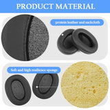 Ult Wear Earpads Replacement Ear Pads Cushions For Sony Ult Wear Over-Ear Headphones,Earpads With Soft Protein Leather, Ult Wear Noise Isolation Memory Foam Ear Cushions (Black)