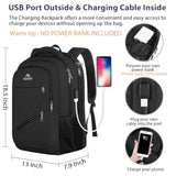 School Laptop Backpack, Large Tsa Friendly College Computer Bookbag With Laptop Compartment Fits 17 Inch Notebook, Water Resistant Business Work Travel Bag, Graduation Gifts For Men Women