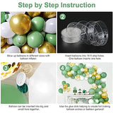 Balloon Arch Kit 139Pcs Balloon Garland Kit Latex Balloons (Olive Green)