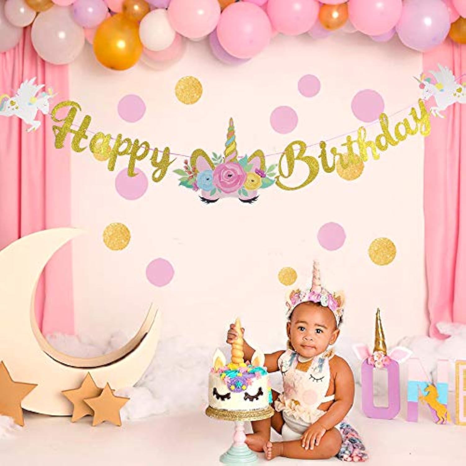 Birthday Decorations Happy Birthday Banner For Girls Birthday Party Happy Birthday Party Supplies Home Decor