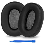Replacement Ear Pads For Audio Technica Ath-M50X, Ath-M50Xbt, Ath-M60X, Ath-M50Xbt2, Ath-M50, Ath-M40X, Ath-M30, Ath-M20, Ar5Bt Headphones (Protein Leather/Black)