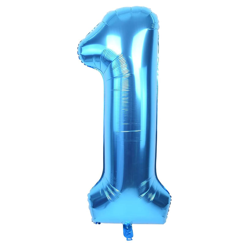 40 Inch Blue Large Numbers Balloon 0-9(Zero-Nine) Birthday Party Decor