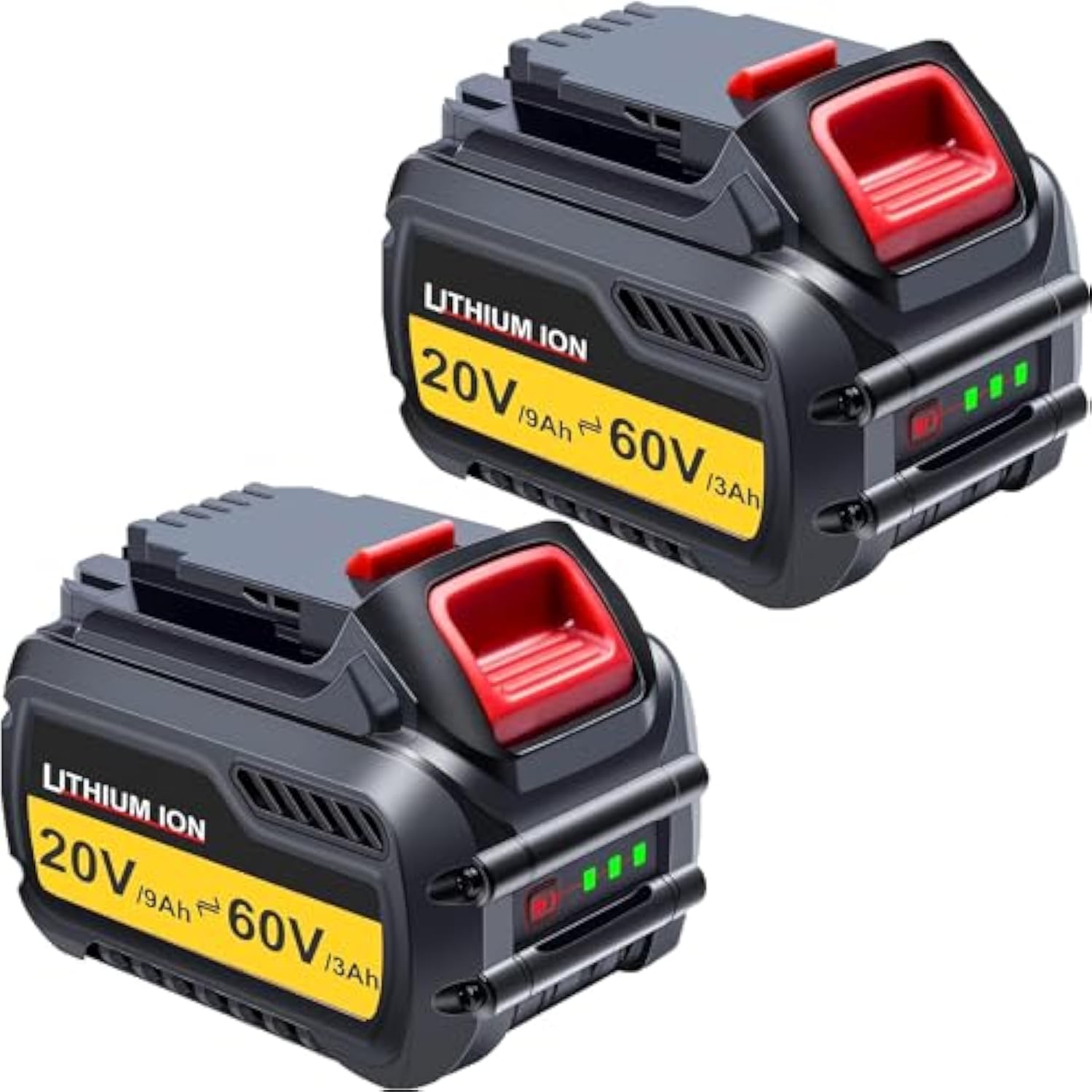 Dcb609 Battery Replacement For Dewalt 60V Battery, Dcb609 Dcb606 Dcb612 180Wh Battery 2 Packs