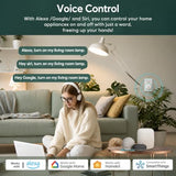 Smart Plug, Matter Compatible, Matter Hub Required, Easy Setup(Ffs:Frustration-Free Setup), Work With Alexa, Google Home, Apple Homekit(Siri)& Smartthings, 2.4 Ghz Wi-Fi Only (4 Pack)