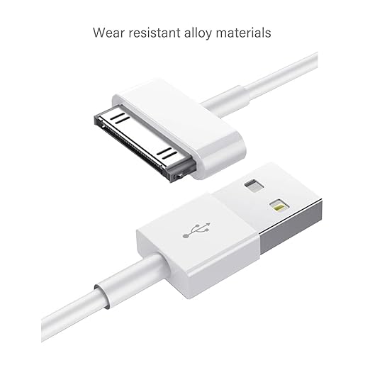 3.3FT 30 Pin USB Charging Cable for iPhone 4 4S iPad 1 2 3 iPod Classic Nano