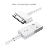3.3FT 30 Pin USB Charging Cable for iPhone 4 4S iPad 1 2 3 iPod Classic Nano