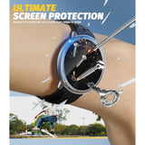 (3 Pack) Watch Screen Protector Compatible For Amazfit Active 2, Pmma And Pet (Not Tempered Glass) Ultra Thin Hd Full Coverage 3D Curved Edge Anti-Scratch