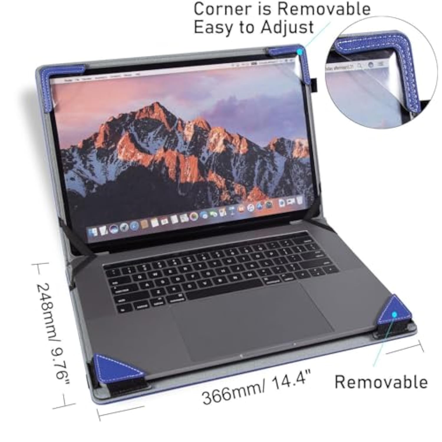 Protective Case Cover Compatible With Hp Laptop 15-Dy5073Dx/ Dy5033Dx/ Dy5023St/ Dy5131Wm/ Dy5399Nr 15.6 Inch Laptop Notebook Sleeve Pu Leather Stand Hard Case Skin Pouch