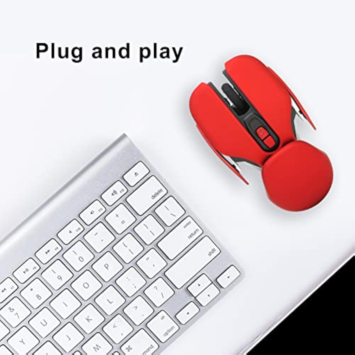 Ergonomic Gaming Mouse With Adjustable 800/1200/1600 Dpi, 16 Way Automatic Frame Skip Rechargeable Laptop Tablet Computer Office Optics For Gamer, Pc